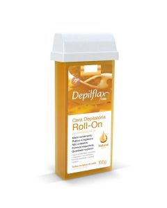 Cera Refil Roll On Depilflax Natural Mel 100g
