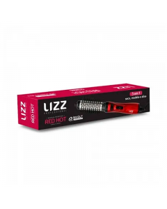 Escova Modeladora Lizz Red Hot Bivolt Profissional 800W 220V