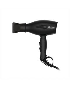 Secador de cabelo profissional silencioso Lion Aero pro preto - 127V