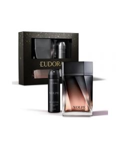 Kit presente Eudora masculino Perfume Volpe 100ml +  Desodorante 31g 