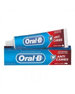 Creme Dental Oral-B 123 AntiCaries Menta Suave 70g