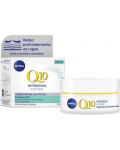 Creme Facial Antissinais Nivea Q10 Power Dia FPS 30 - 50g